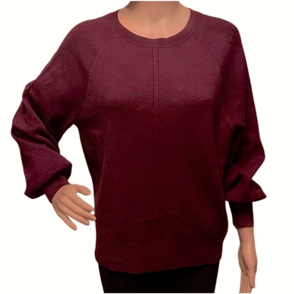 Express Burgundy Sweatshirt/Sweater S